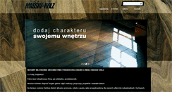 Desktop Screenshot of massivholz.pl